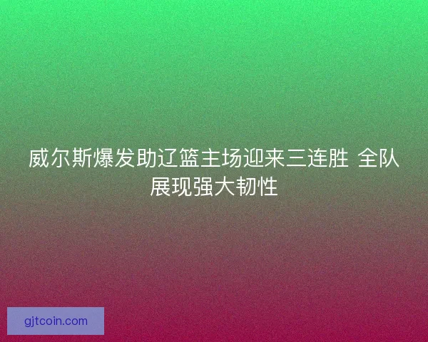 威尔斯爆发助辽篮主场迎来三连胜 全队展现强大韧性